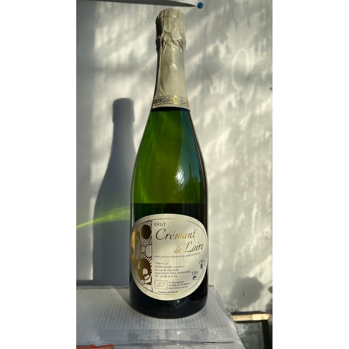 Cyrille Sevin, "Crémant Brut Non-Dosé" NV