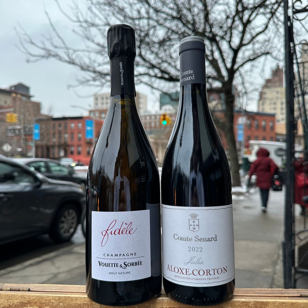 Vouette et Sorbée, "Fidèle" 2020 x Comte Senard, "Jules" 2022