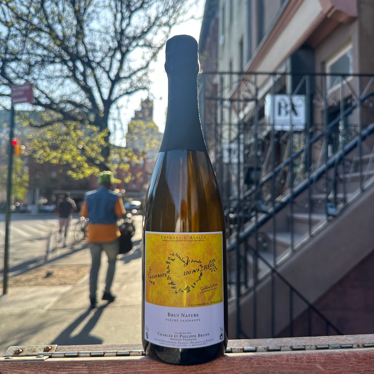 Domaine Brand, "Flèche Saignante, 'Crémant d'Alsace" 2019