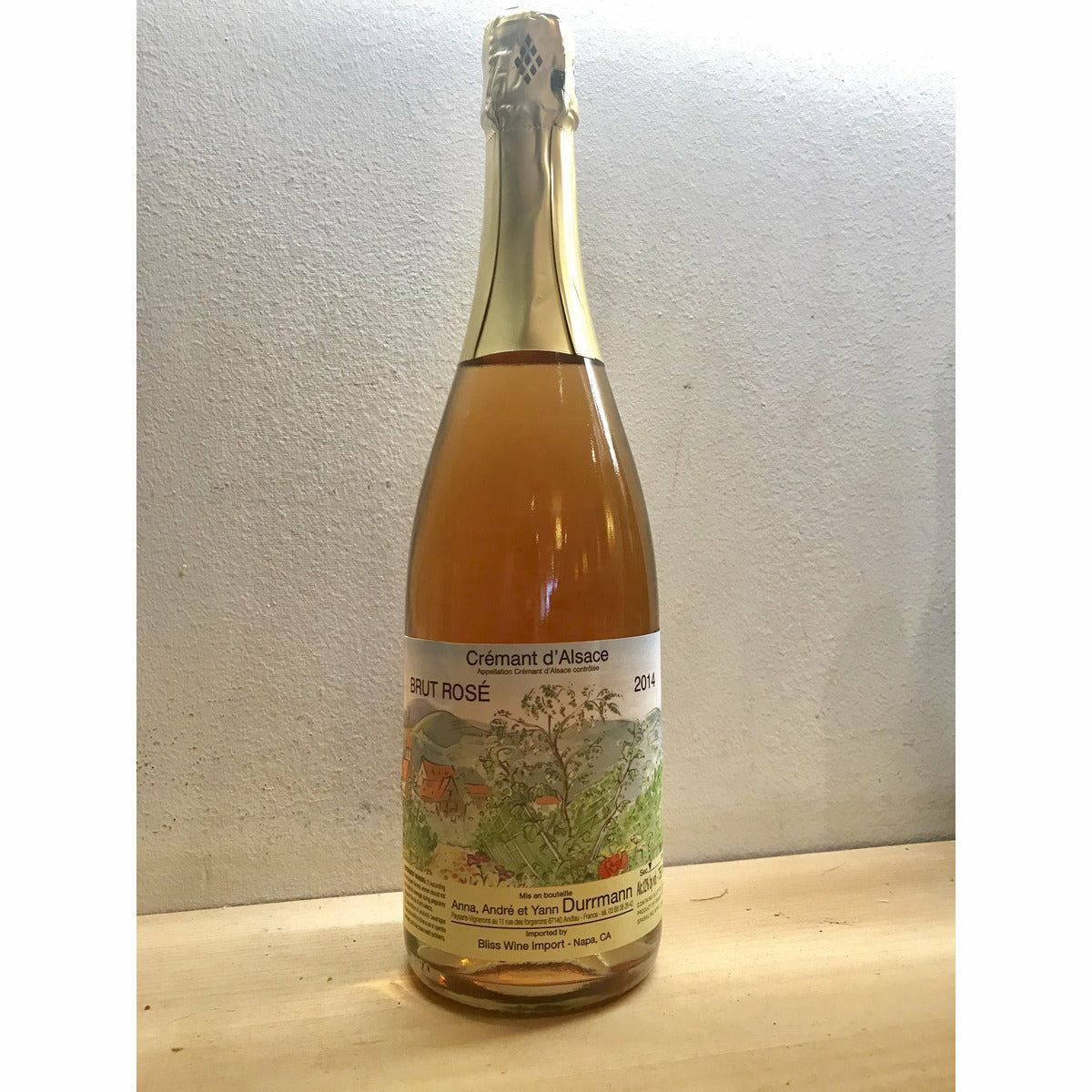Yann Durrmann Cremant d'Alsace Rosé 2014