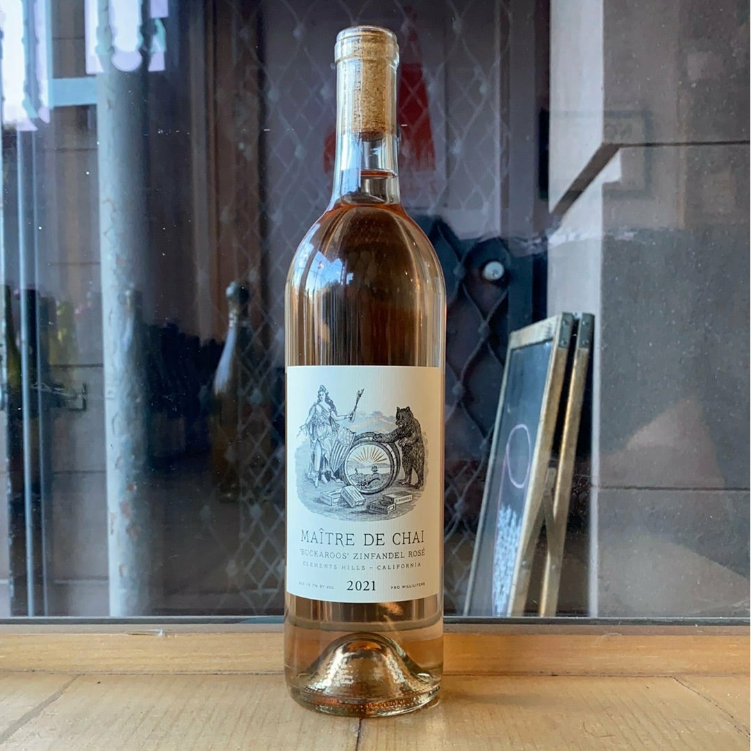 Maître de Chai, "Buckaroos' Zinfandel Rosé" 2021