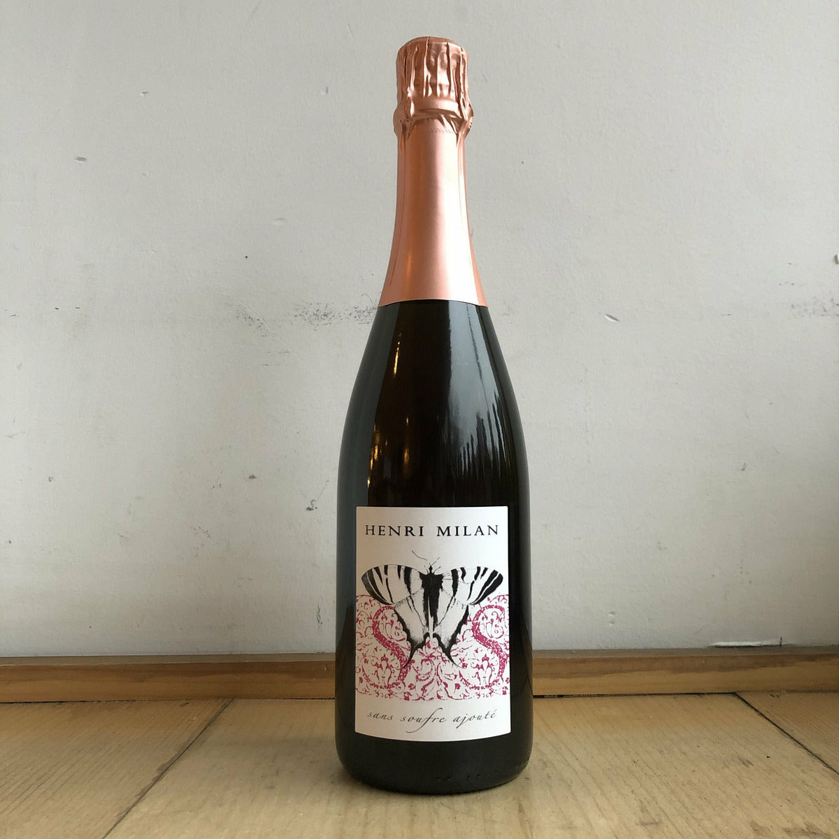 Henri Milan, "Papillon Rosé, Brut Nature" 2019 (Sans Soufre)