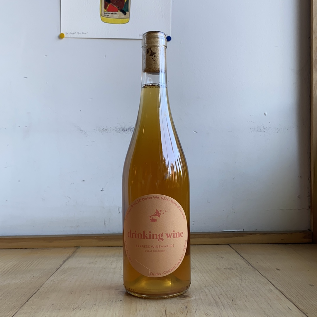 Express Winemakers, "Drinking Wine, Orange" 2020