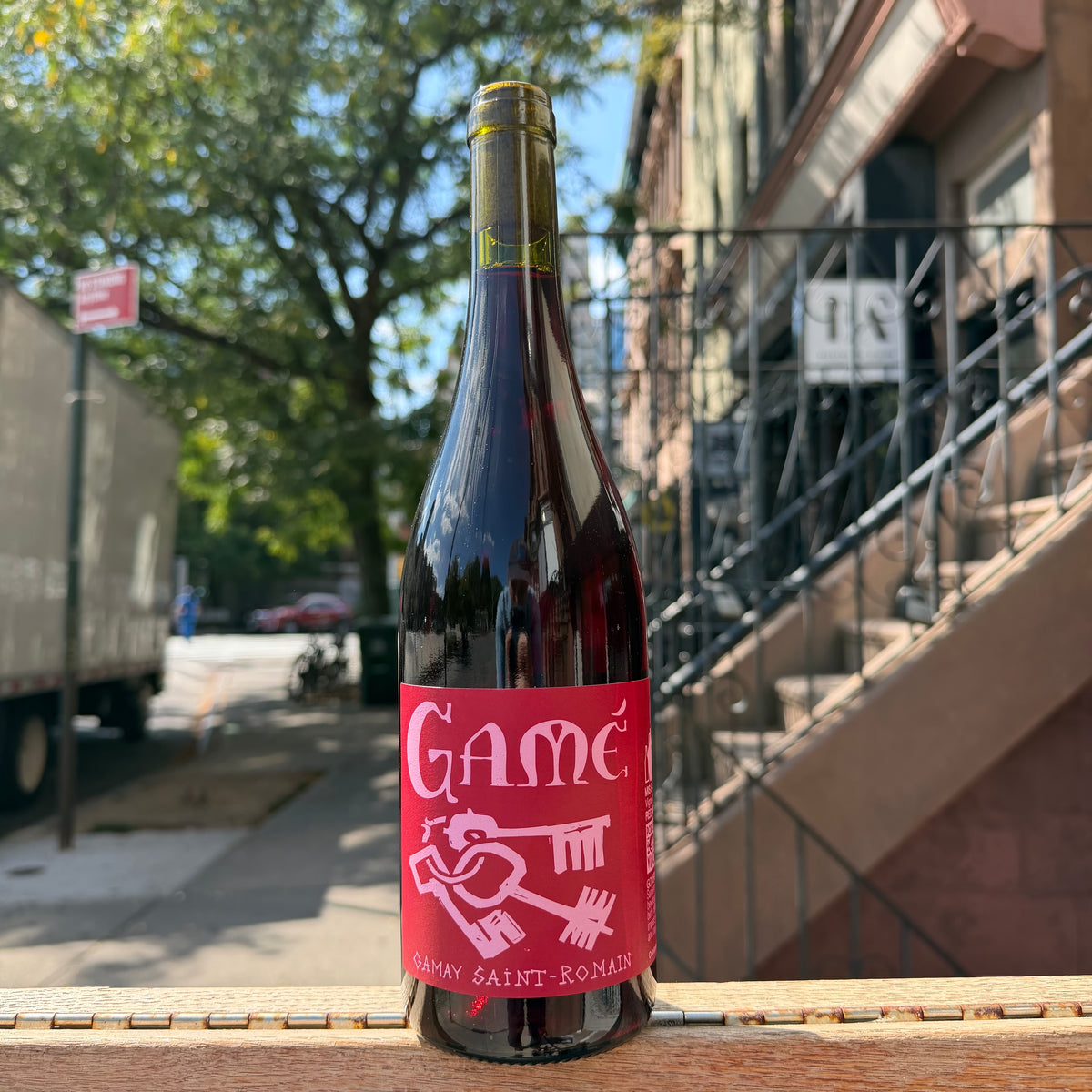 Fuso, "St. Romain Gamay, 'Game'" 2025