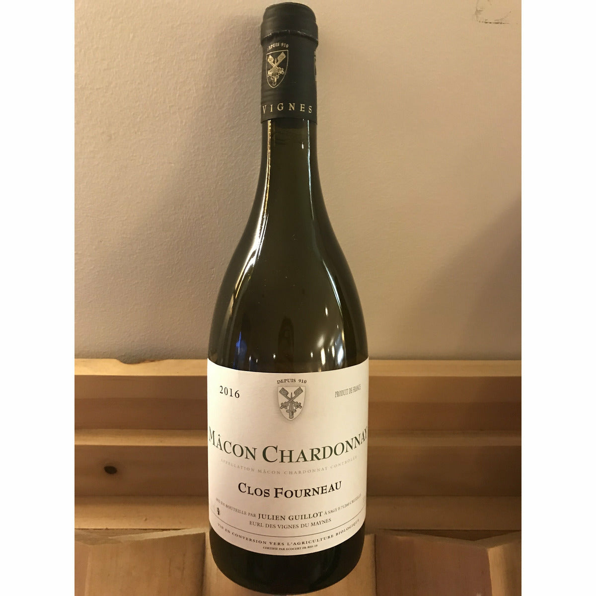 Julien Guillot Macon Clos Fourneau Chardonnay 2016