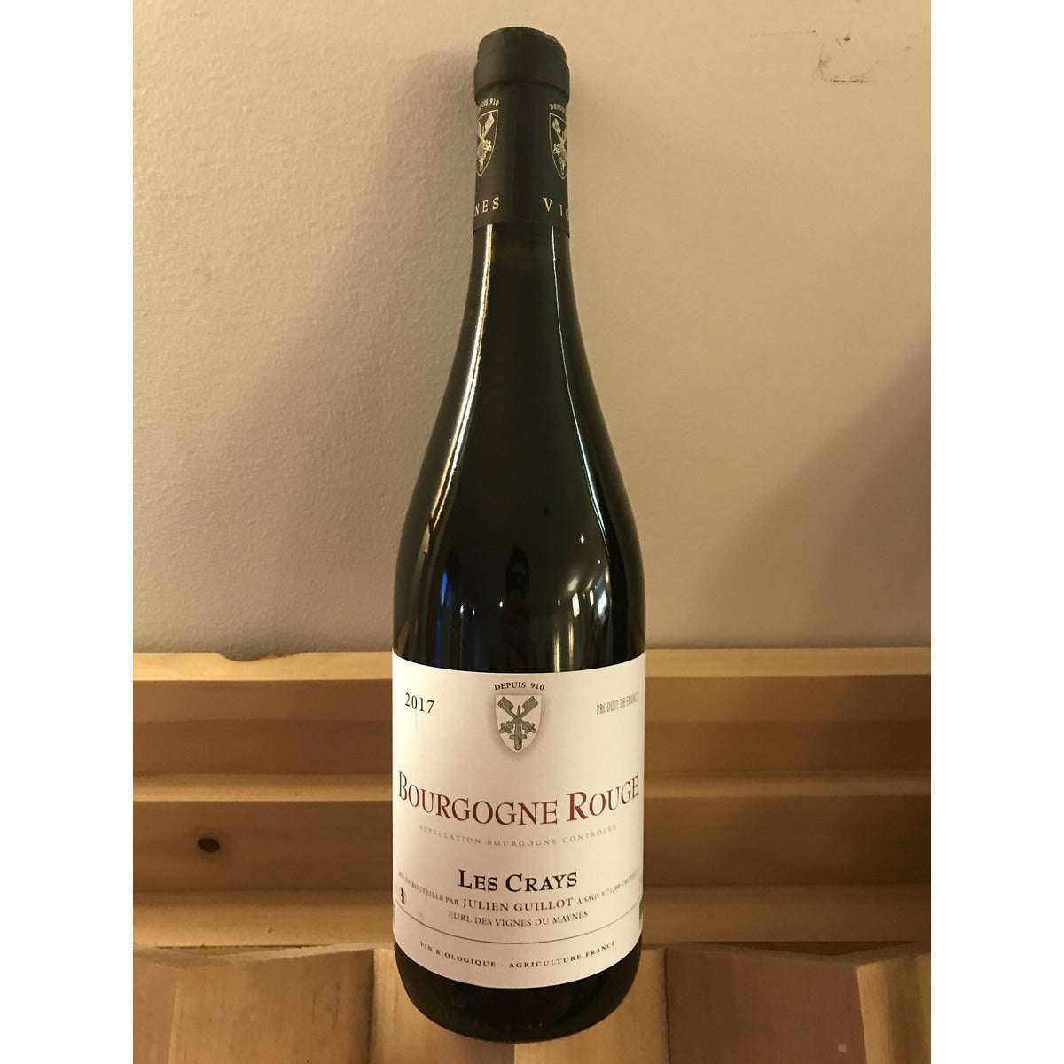 Julien Guillot Les Crays Bourgogne Rouge 2017