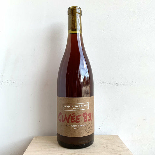 Subject to Change Wine Company, "Cuvee 831" NV